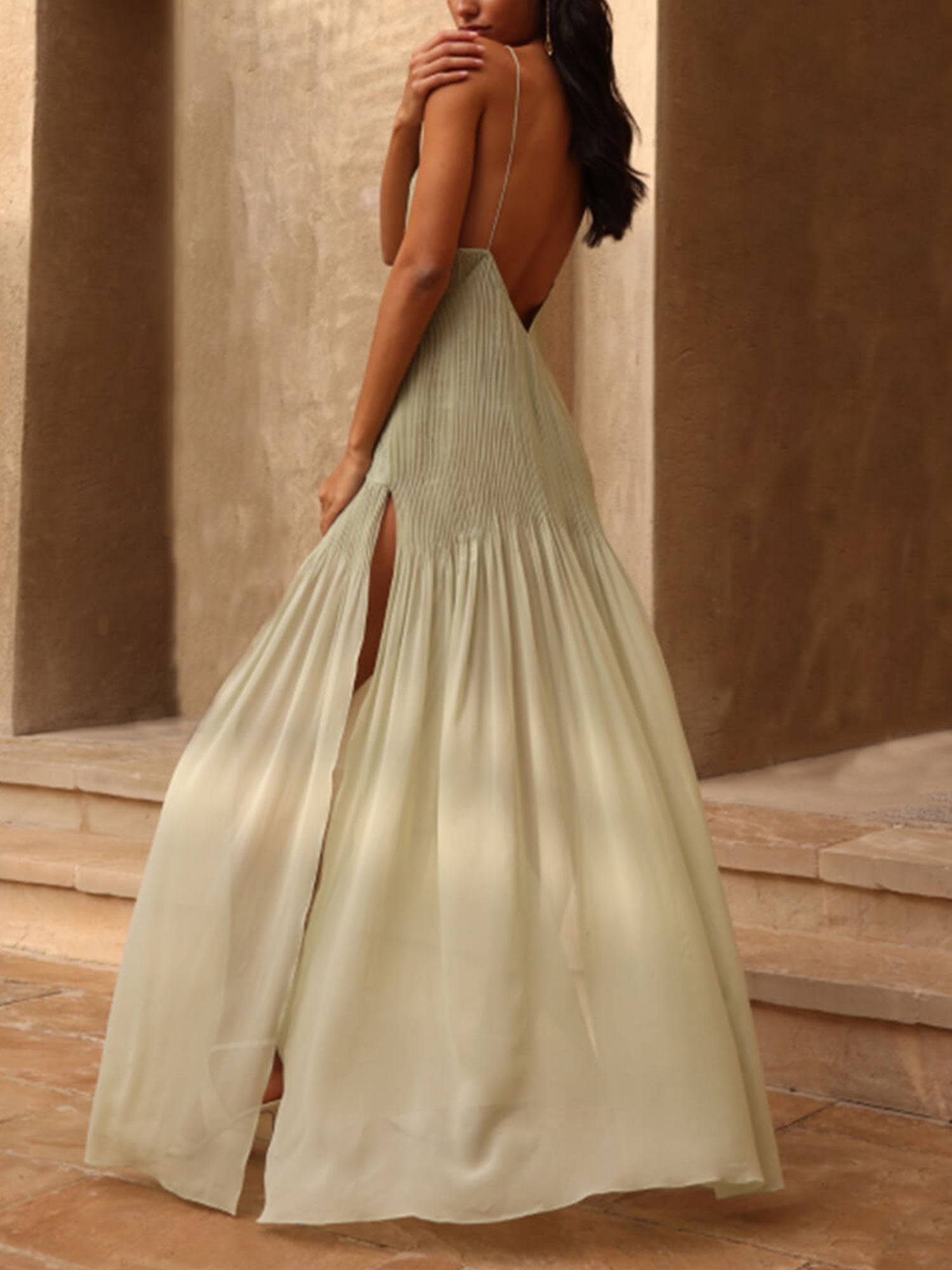 Soft Green Maxi Dress for Elegance2