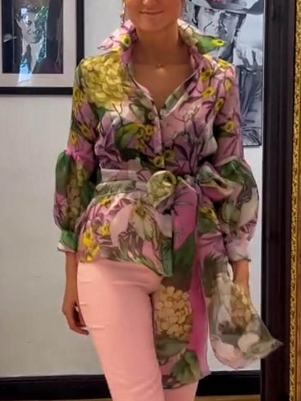 Vibrant Floral Breeze Shirt1