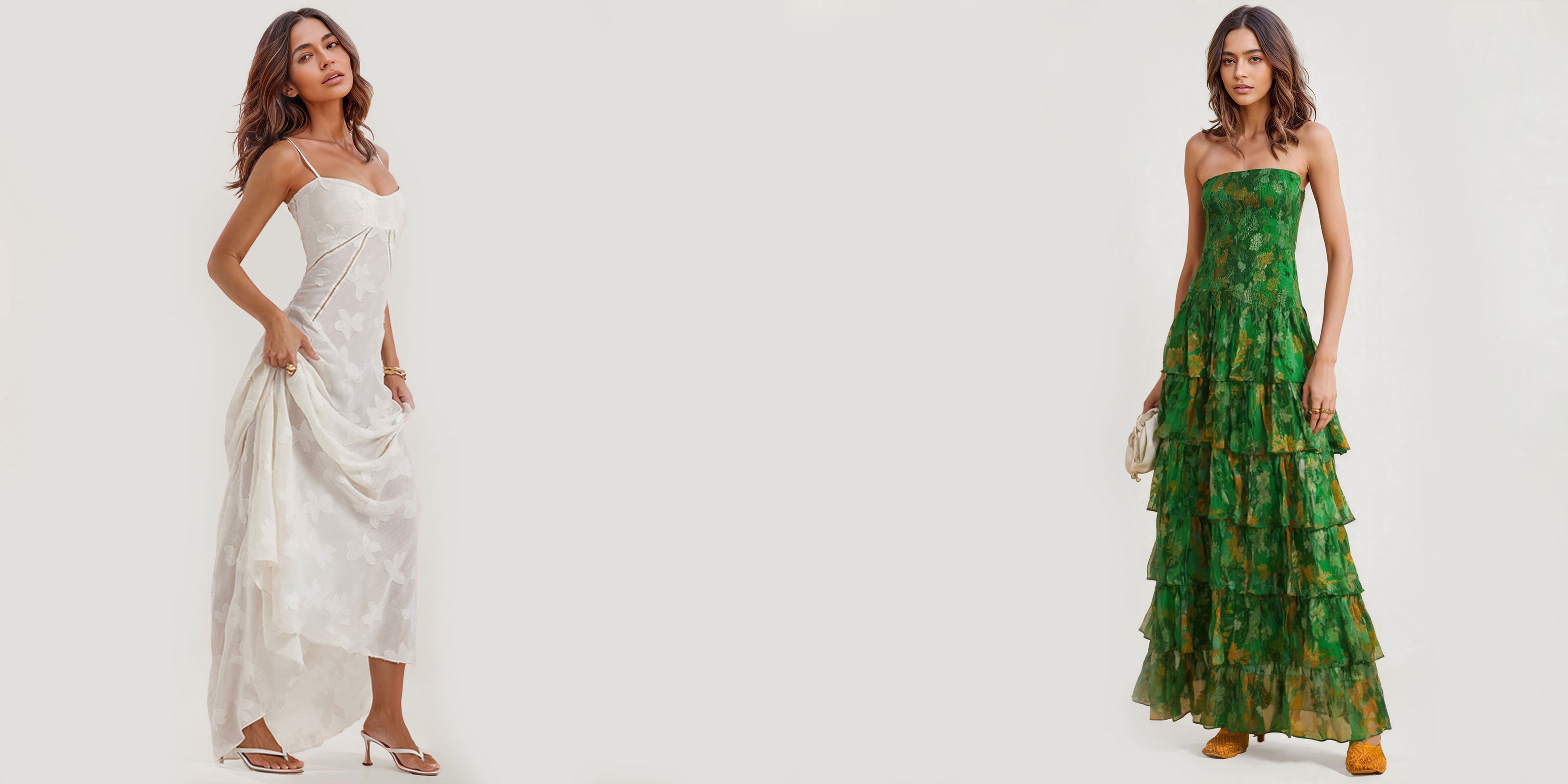 Elegant maxi dresses with flowing silhouettes, perfect for any occasion
