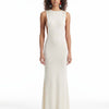 White Side Cutout Maxi Dress – Dantўўase
