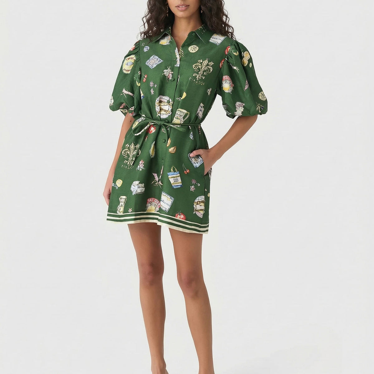 Vintage Label Mini Dress - Dantўўase